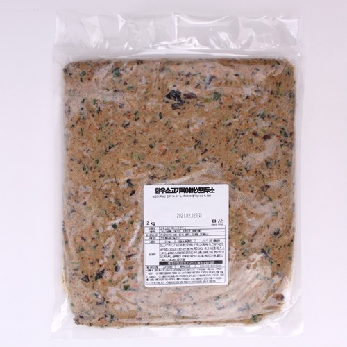 한우소고기목이버섯만두소 (2kg)